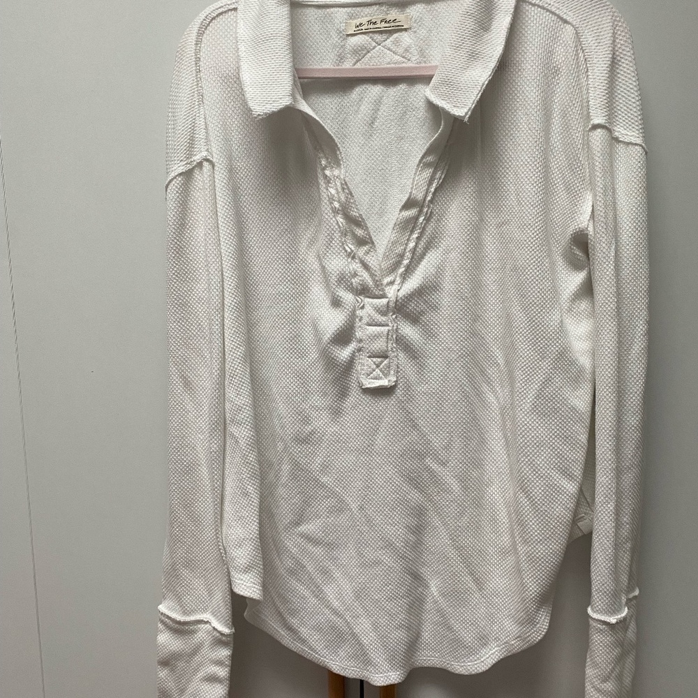 We the Free Waffle Knit Top